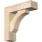 Ekena Millwork Imperial Block Smooth Bracket w/ Offset Brace, Douglas Fir, 5 1/2"W x 18"D x 18"H BKT0604X18X18IMP05SDF - alternate 1